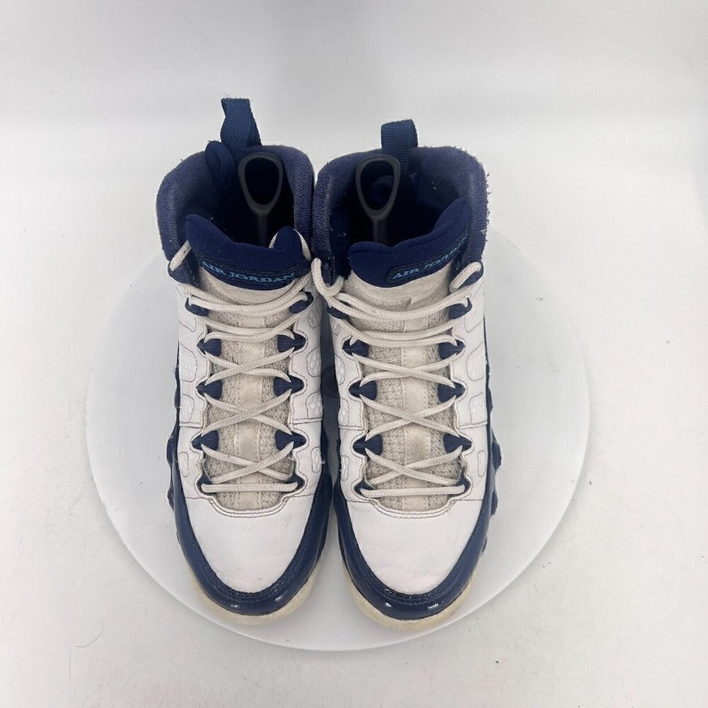 Nike Air Jordan 9 Retro Blue White Youth Sneaker Shoes 302359-145 Size 4.5 Y - Picture 3 of 13